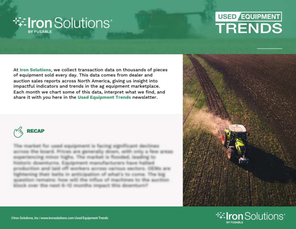 Iron solutions Used Equipment Trends
